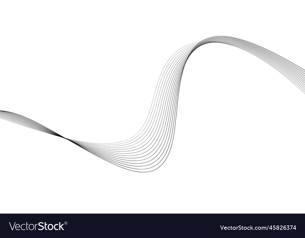Abstract wave element for design digital vector image Abstract wave element for design digital