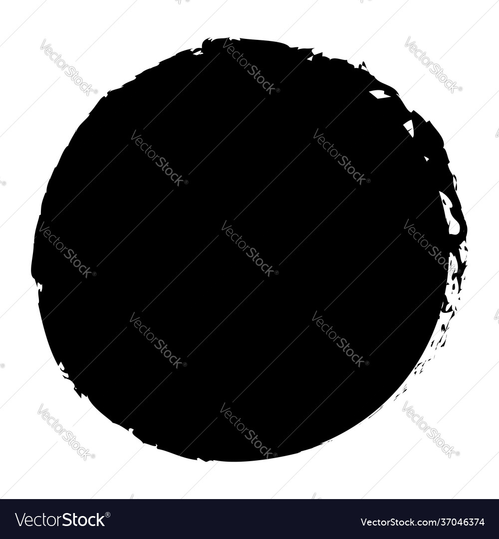 Grungy circle blob blotch Vector Image Grungy circle blob blotch