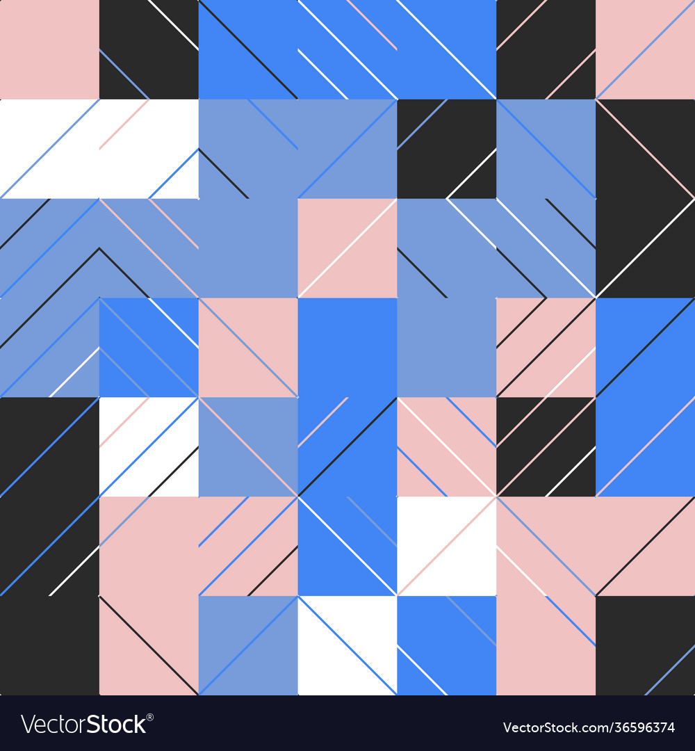 Minimal geometric pattern design vector image Minimal geometric pattern design