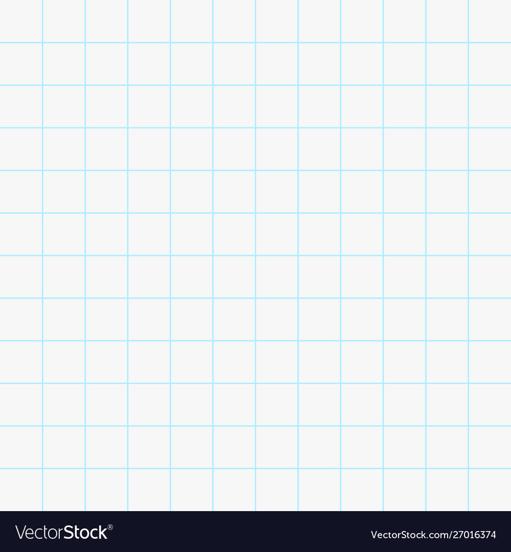 Notebook sheet in checkered