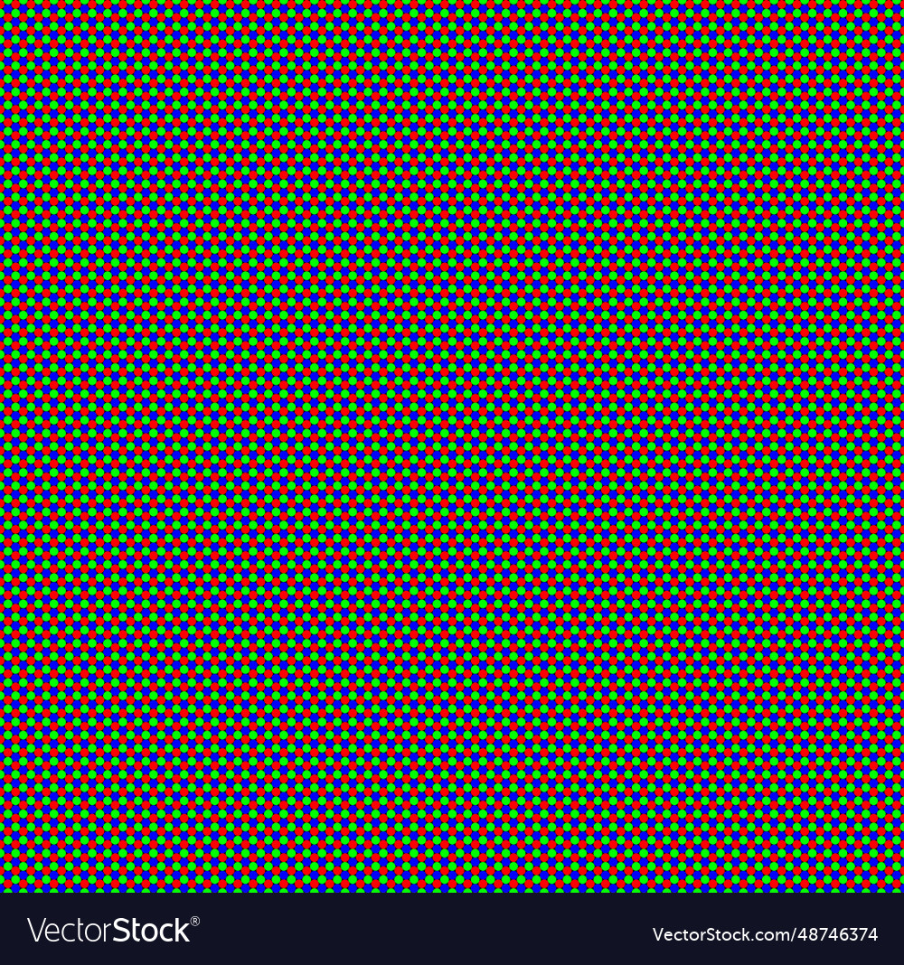Seamless mosaic dots pattern rgb spectrum vector image Seamless mosaic dots pattern rgb spectrum