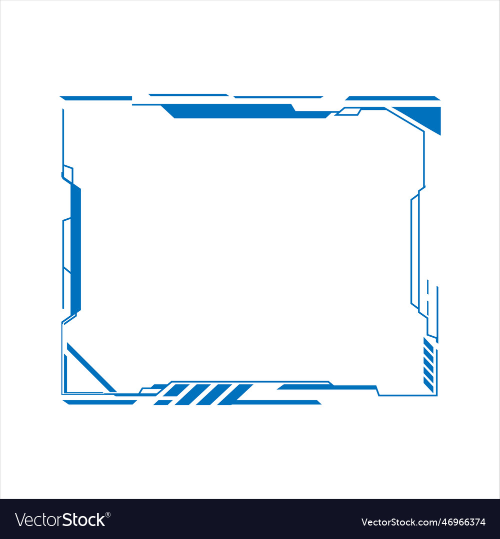 Technology digital frame Royalty Free Vector Image