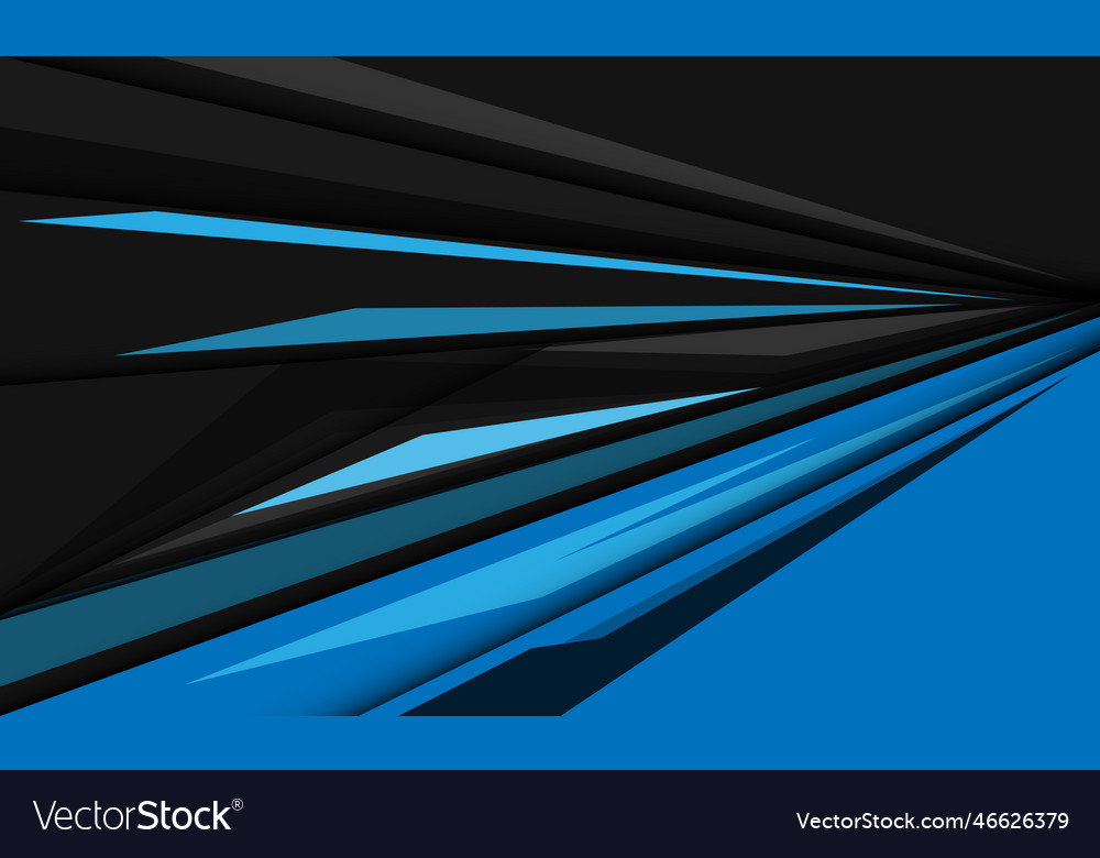 Abstract blue grey speed geometric overlap shadow Vector Image