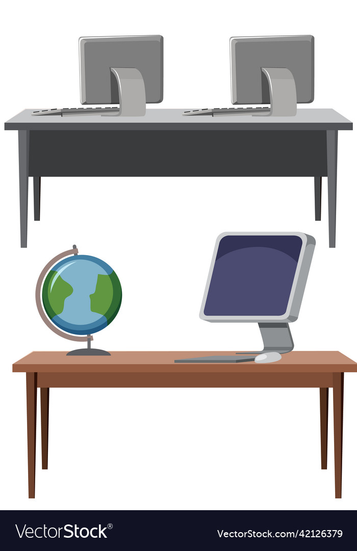 Computer monitor on the table