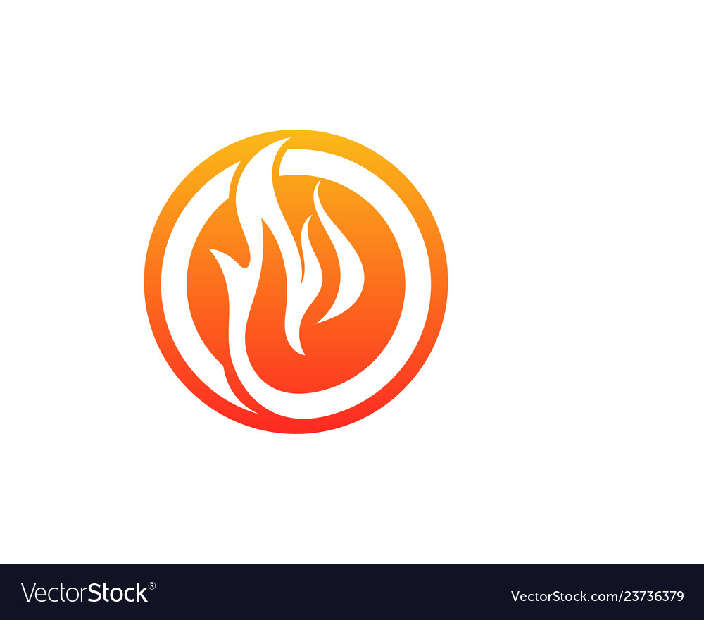 Fire Flame Royalty Free Vector Image - Vectorstock