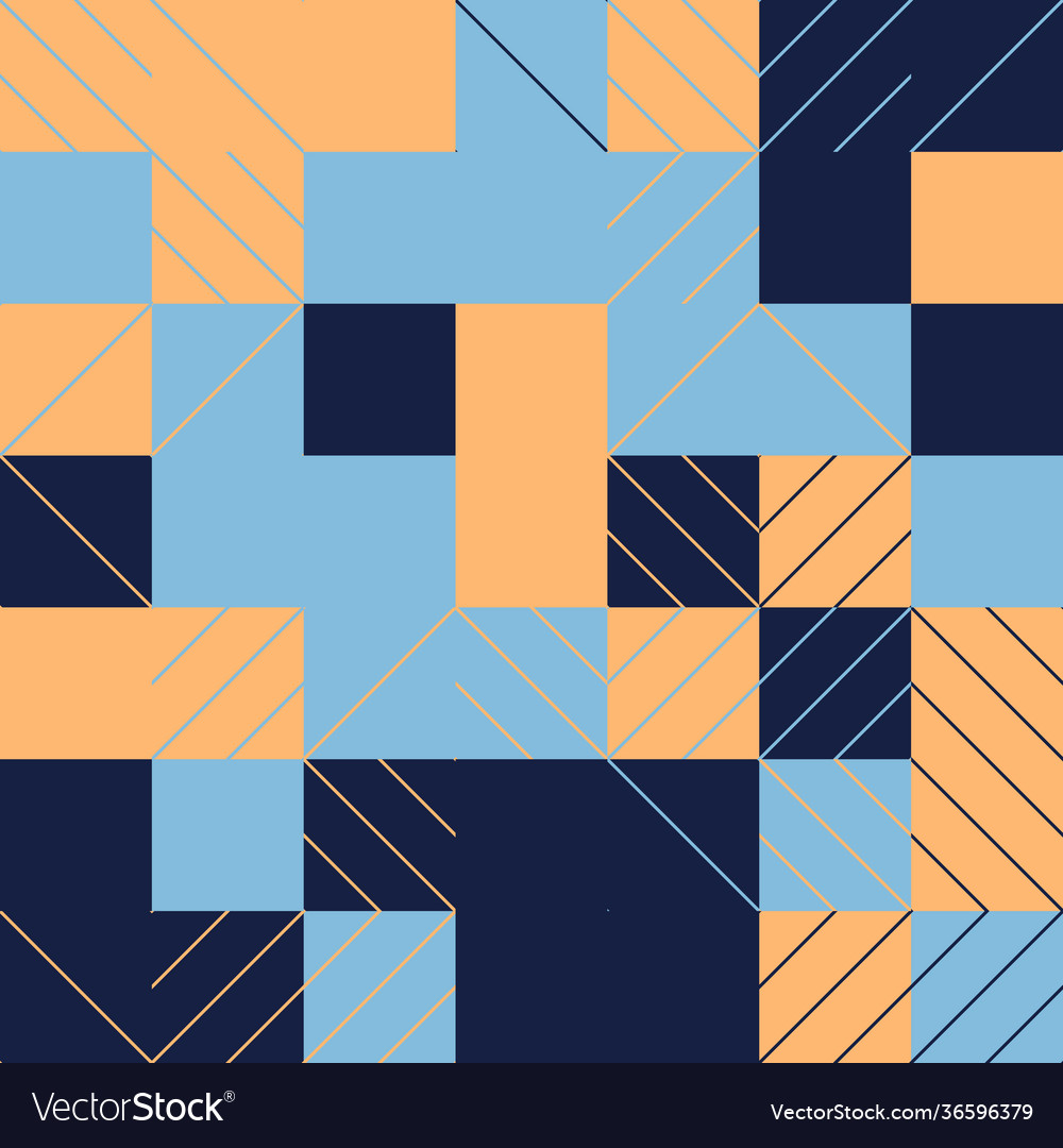 Minimal geometric pattern design vector image Minimal geometric pattern design