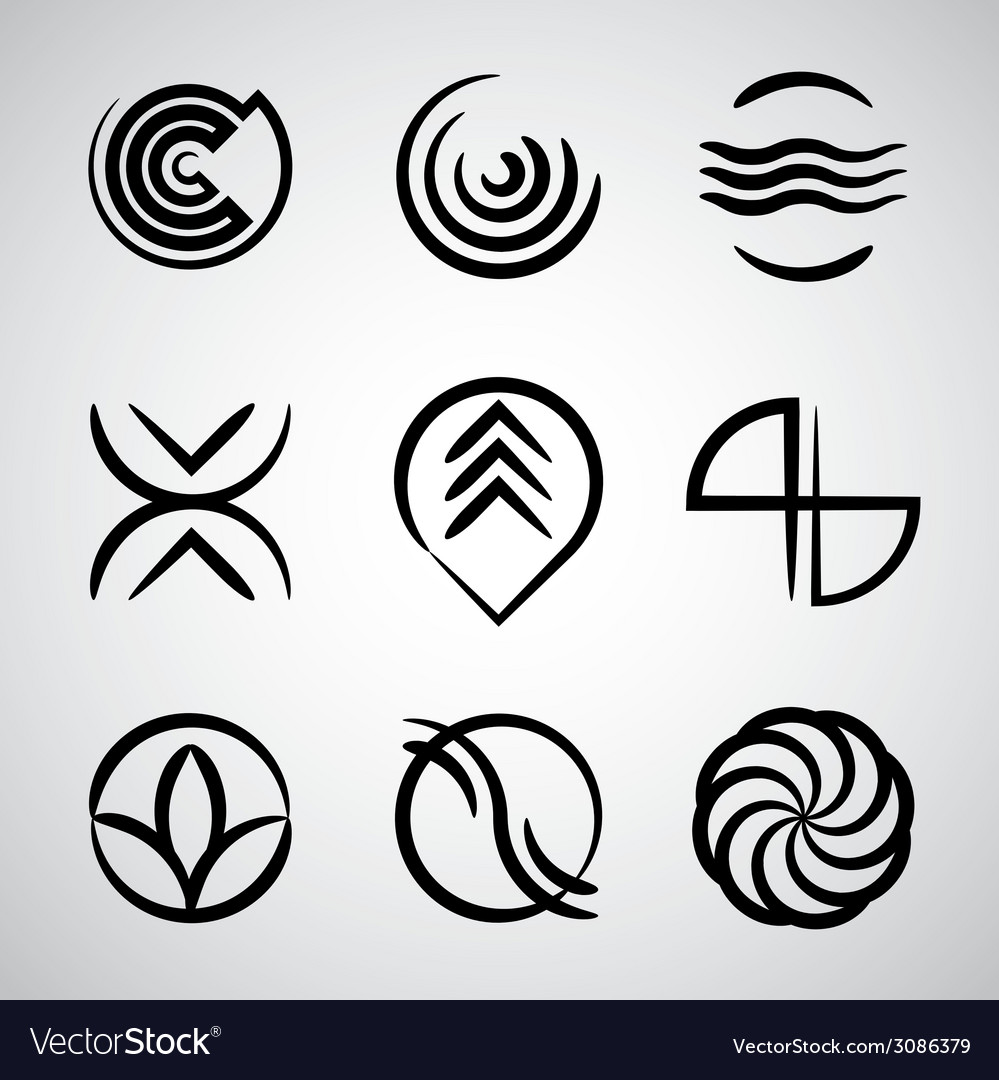 Minimalist Symbol Set
