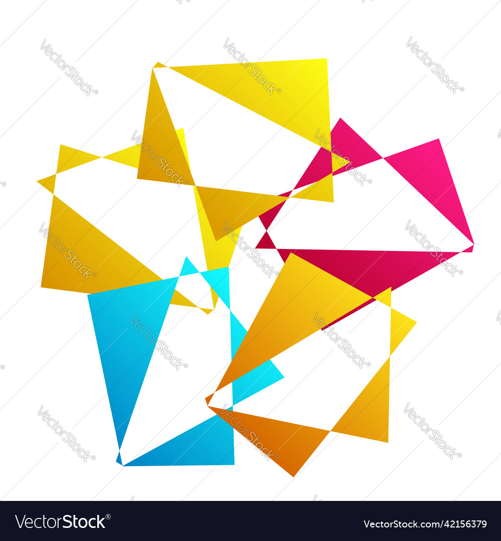 Random abstract geometric element