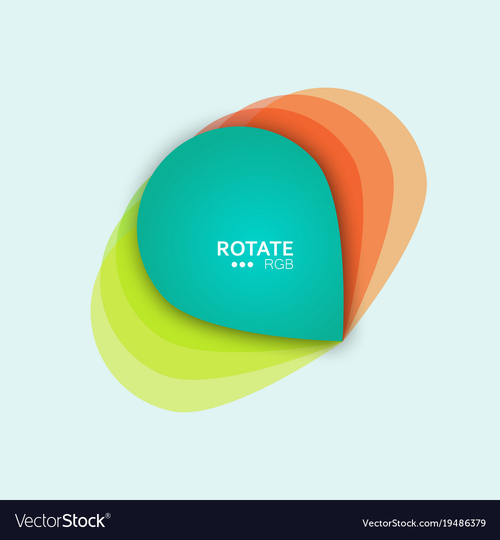 Set colorful geopoint abstract design