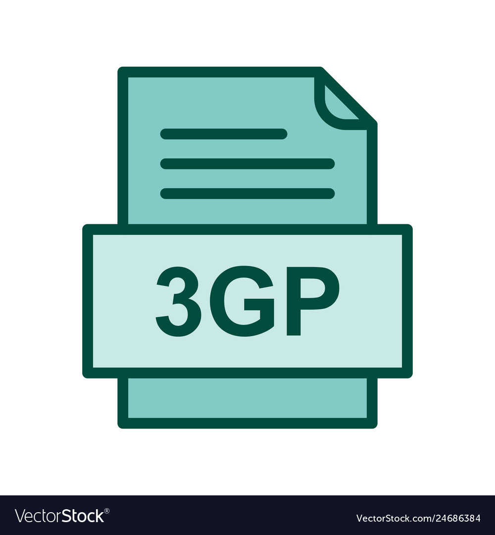 3gp file document icon