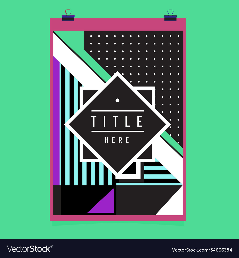 Abstract colorful geometric pattern background Vector Image Abstract colorful geometric pattern background