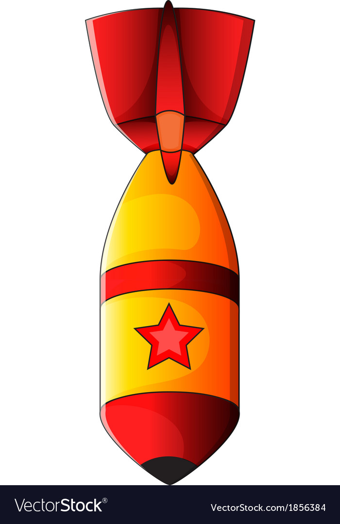 An explosive bomb Royalty Free Vector Image - VectorStock