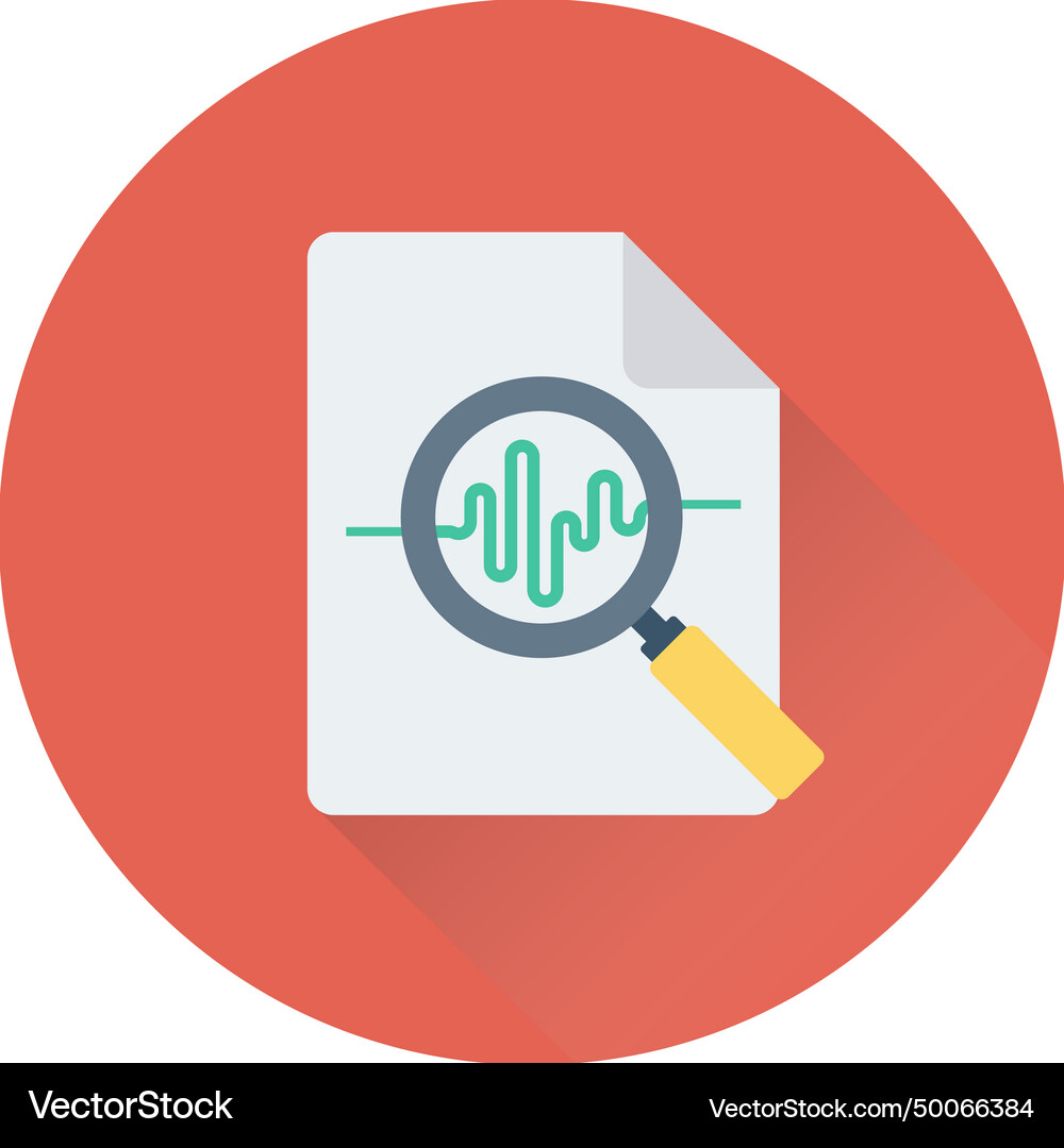 Analysis icon Royalty Free Vector Image - VectorStock