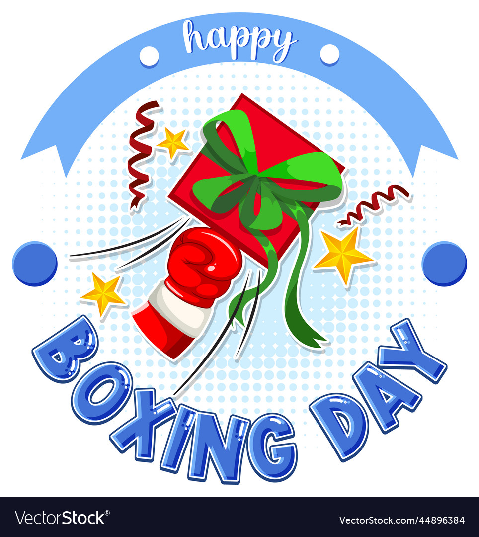 Boxing day banner design