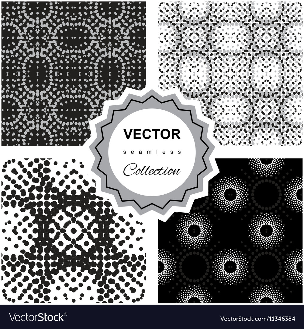 Ddoodle abstract seamless pattern collection