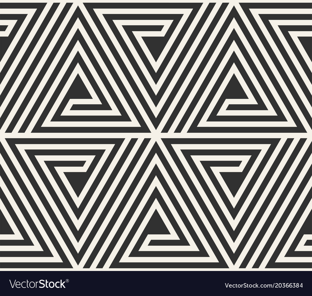 Modern Geometric Lines Pattern