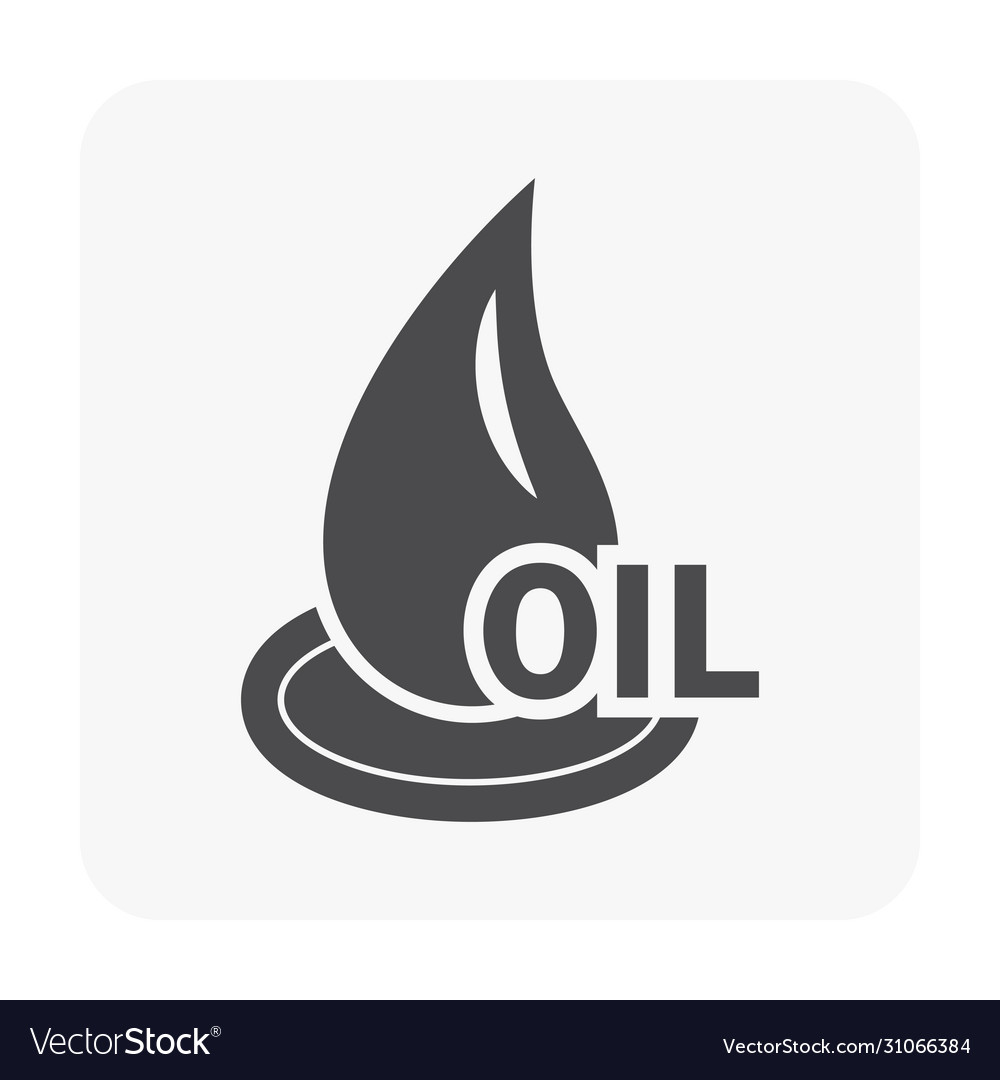 Oil gas and equipment icon on white Royalty Free Vector