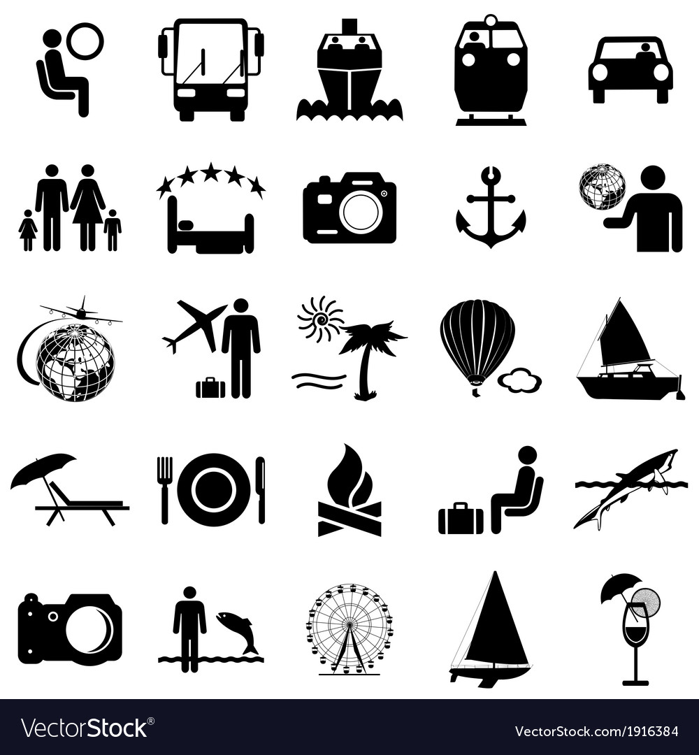 Travel Icons - Flat Collection