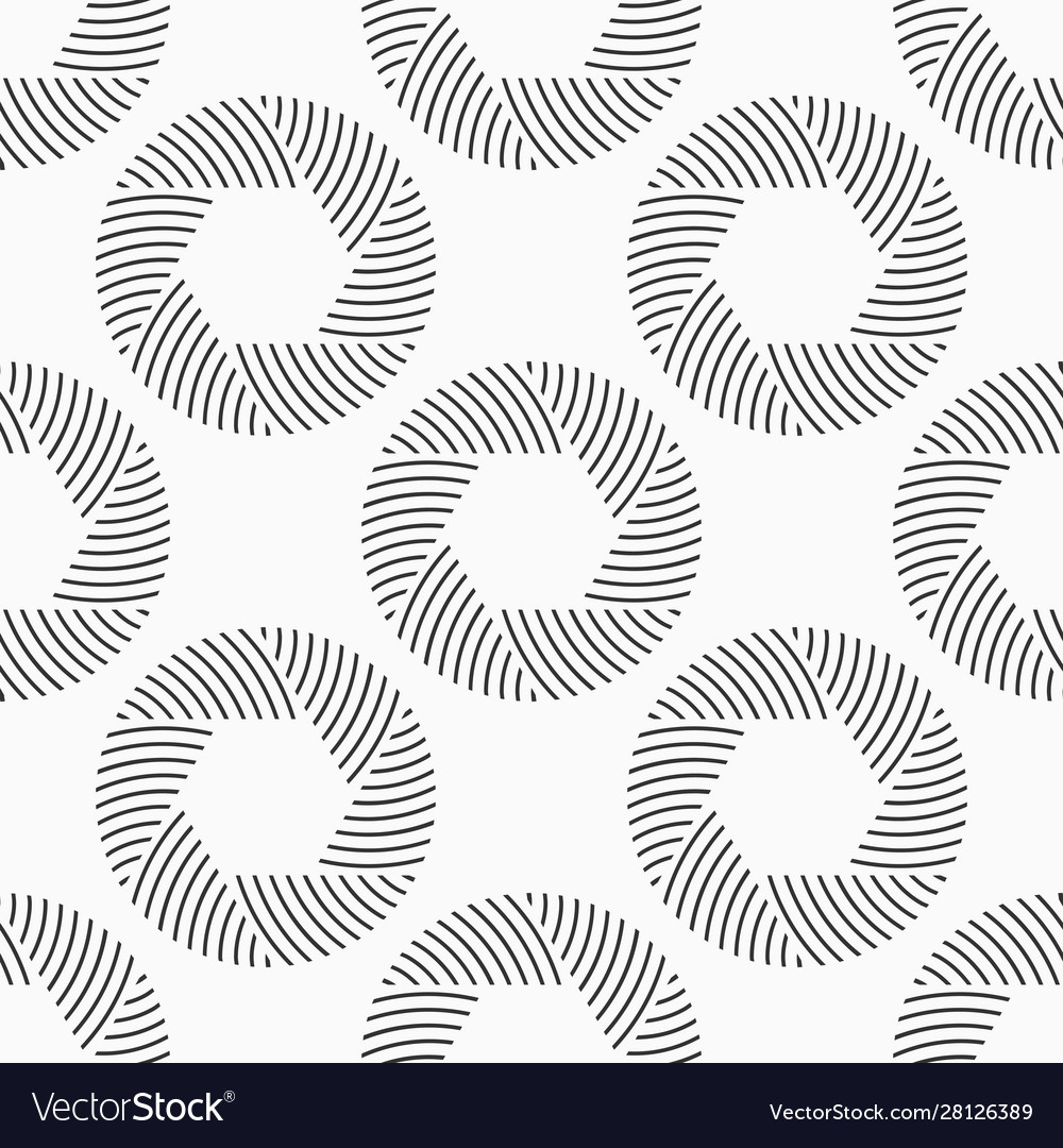 Abstract seamless pattern repeating round vector image Abstract seamless pattern repeating round