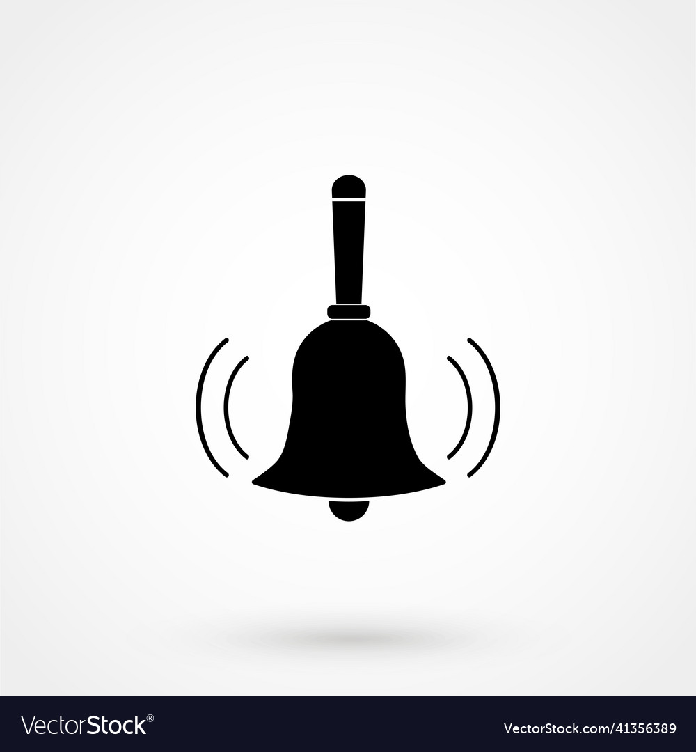 Bells icon on white background