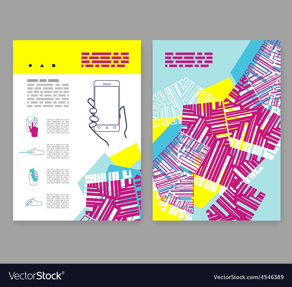 Flyer leaflet booklet layout editable design