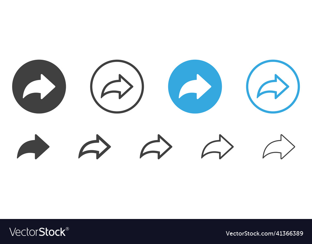 Share arrow icon reply send forward icons button