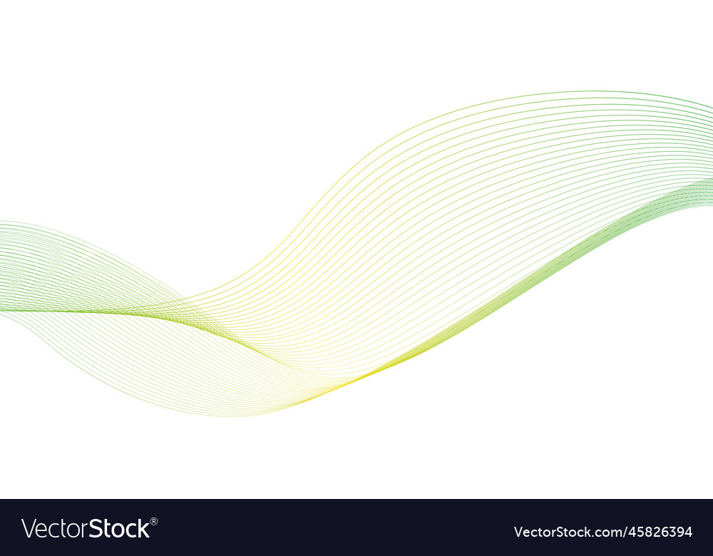 Abstract colorful wave element for design