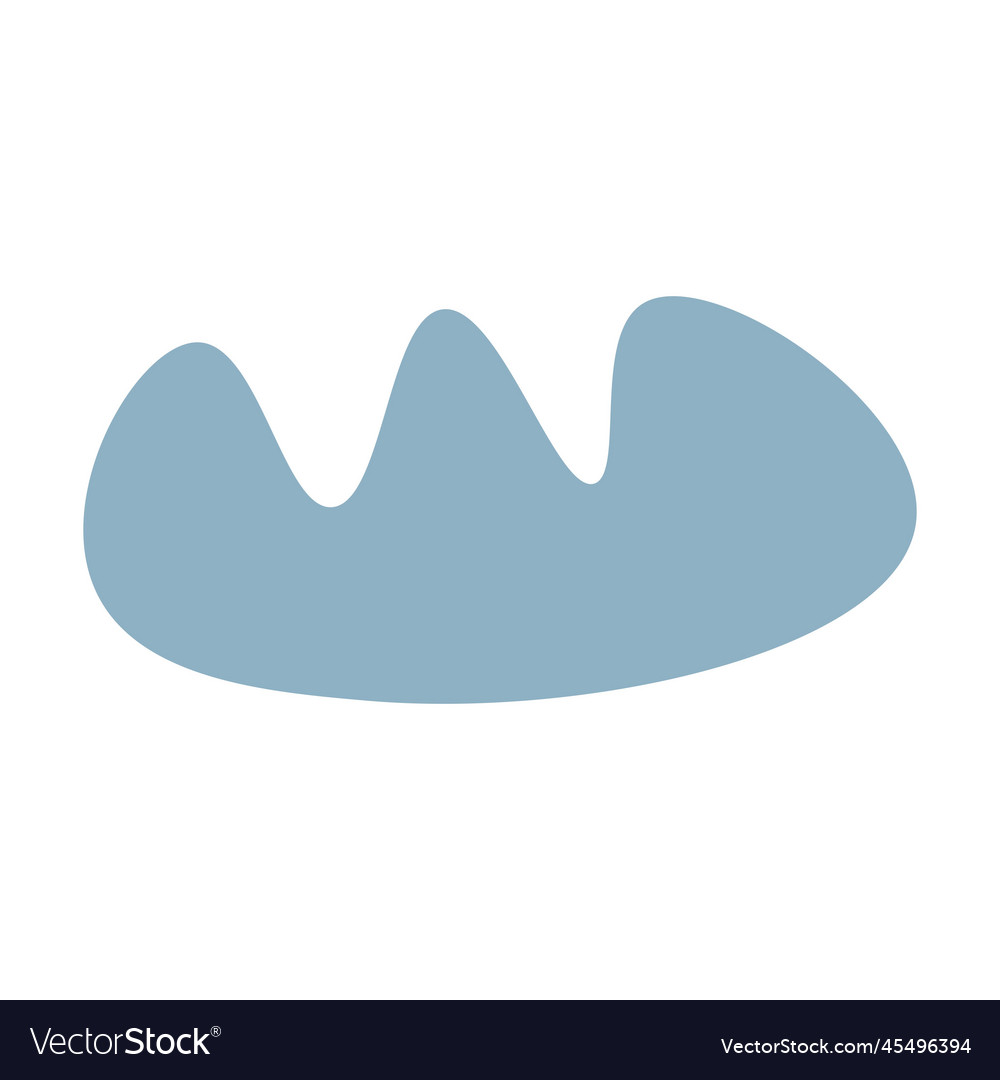 Abstract shape modern art design element