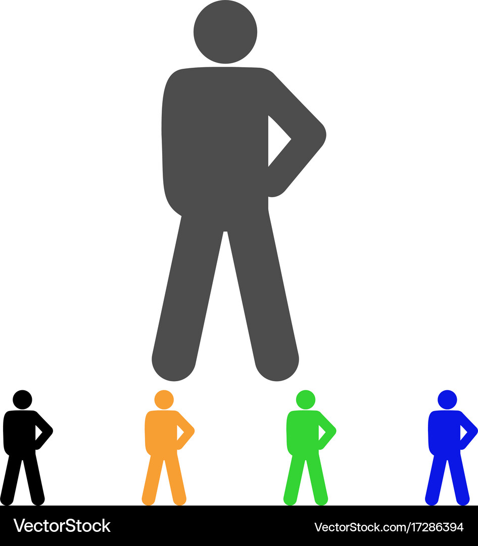 Audacity pose icon Royalty Free Vector Image - VectorStock