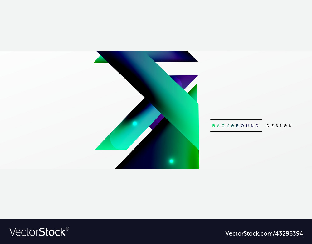 Dynamic 3d geometric abstract background