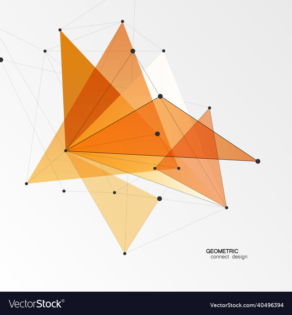Geometric triangle background triangles vector image Geometric triangle background triangles