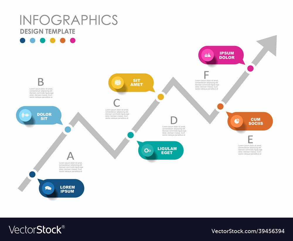 Infographic design template with place for your Vector Image