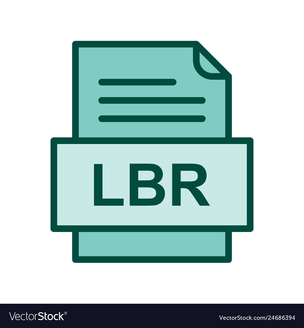 Lbr file document icon