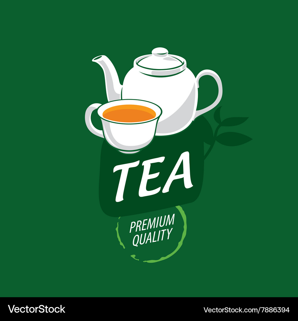 Logo tea Royalty Free Vector Image - VectorStock