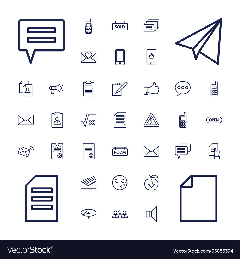 Message icons
