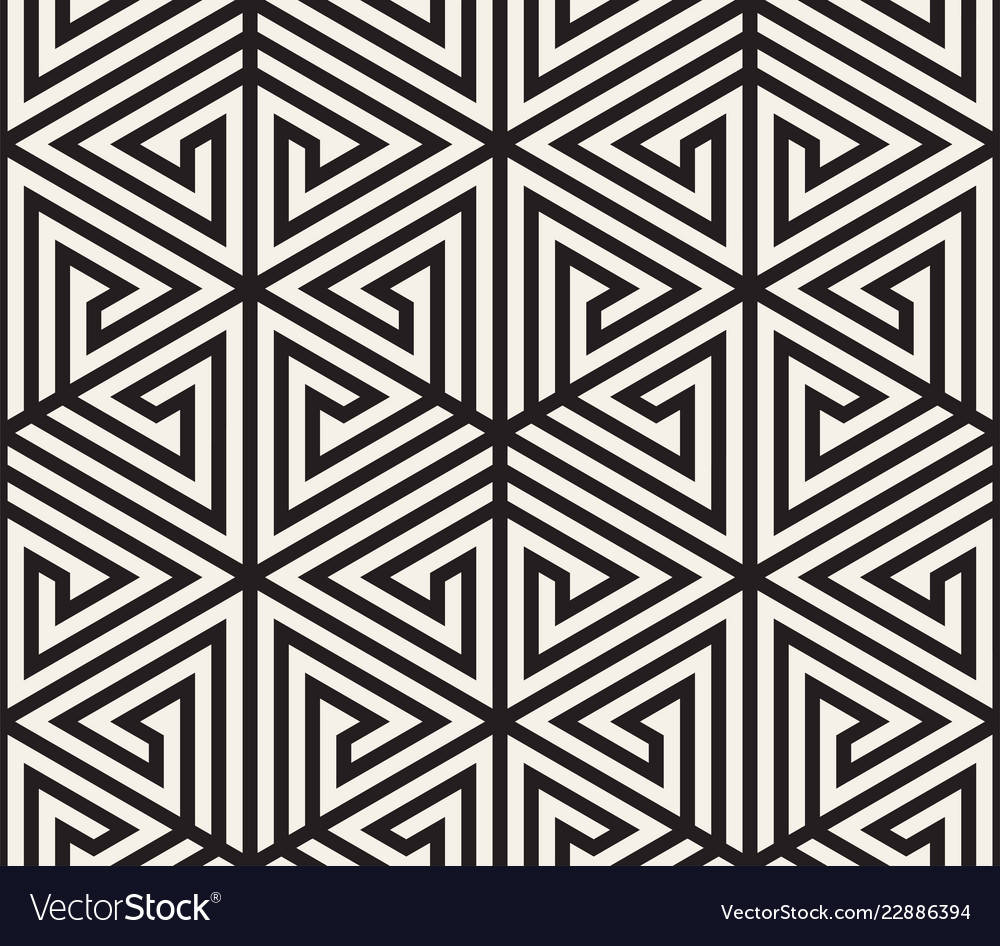 Modern Geometric Repeating Pattern