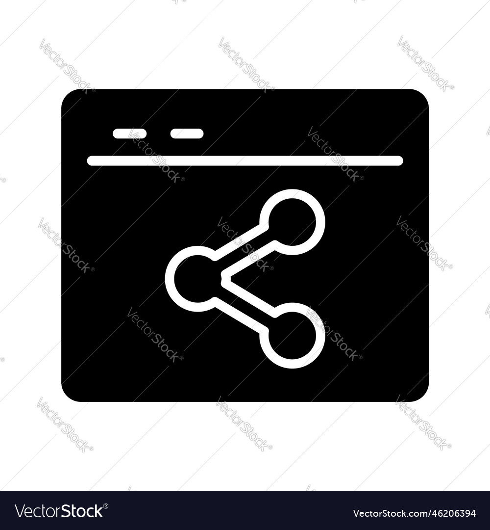 Outline seo web file share icon