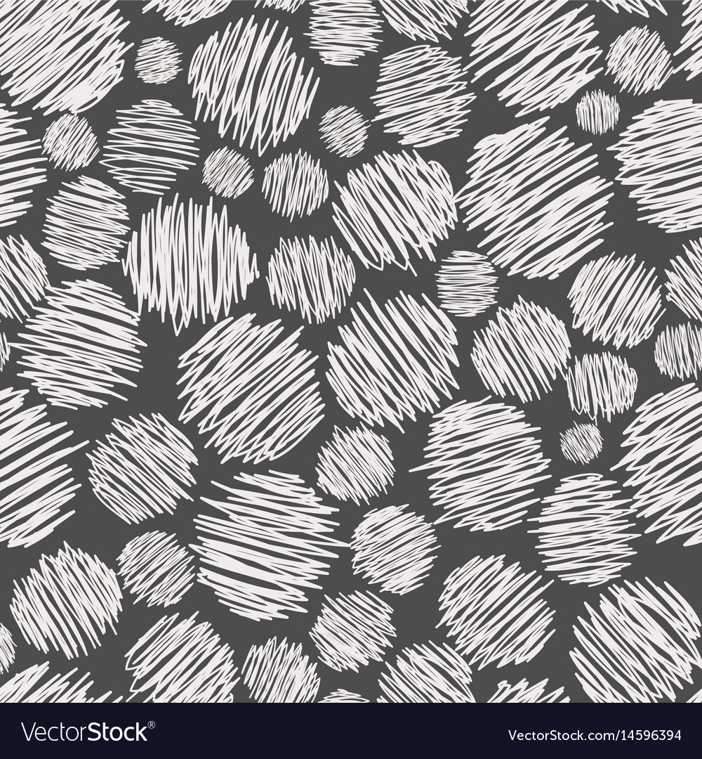Scribbled Circles Pattern