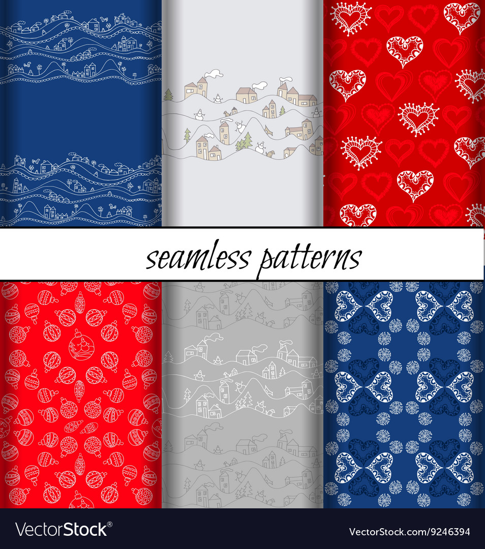 Set of seamless patterns