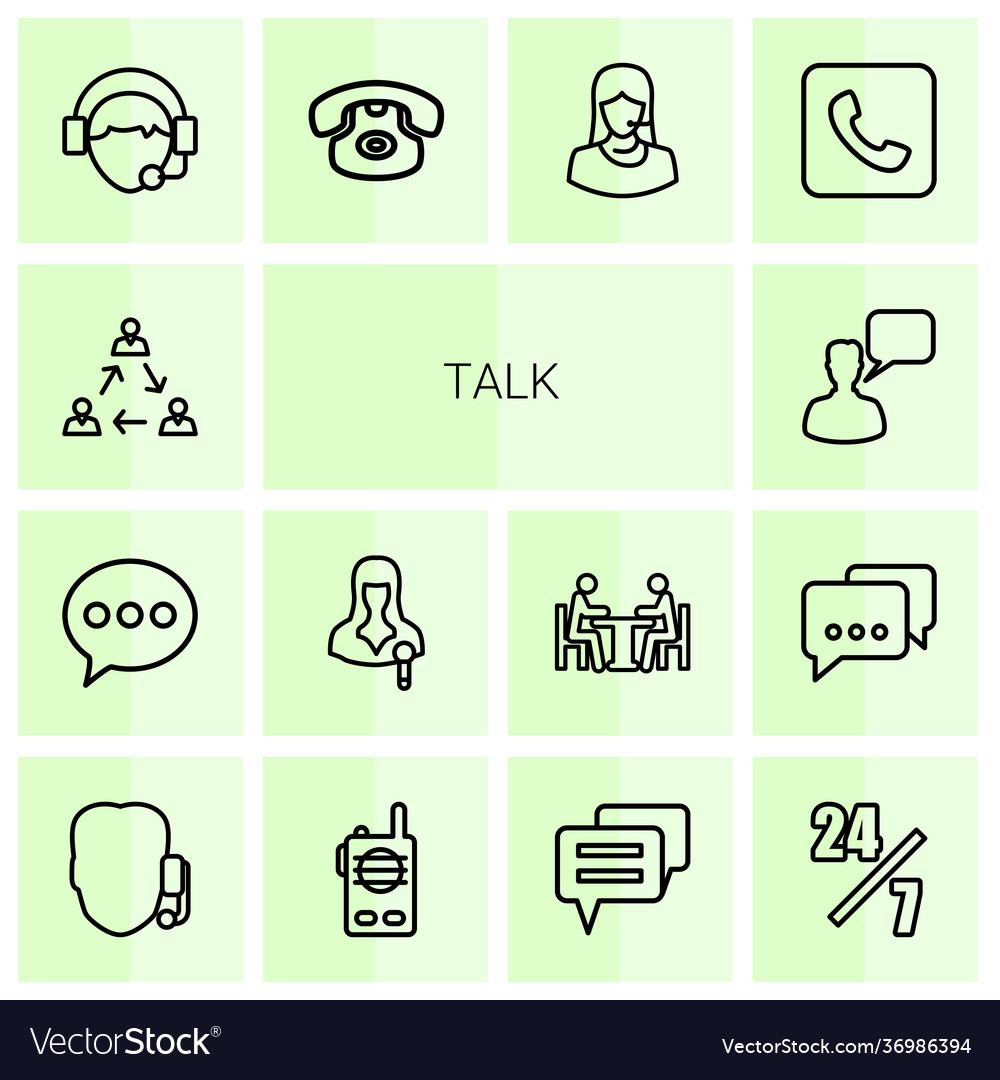 Talk Icons