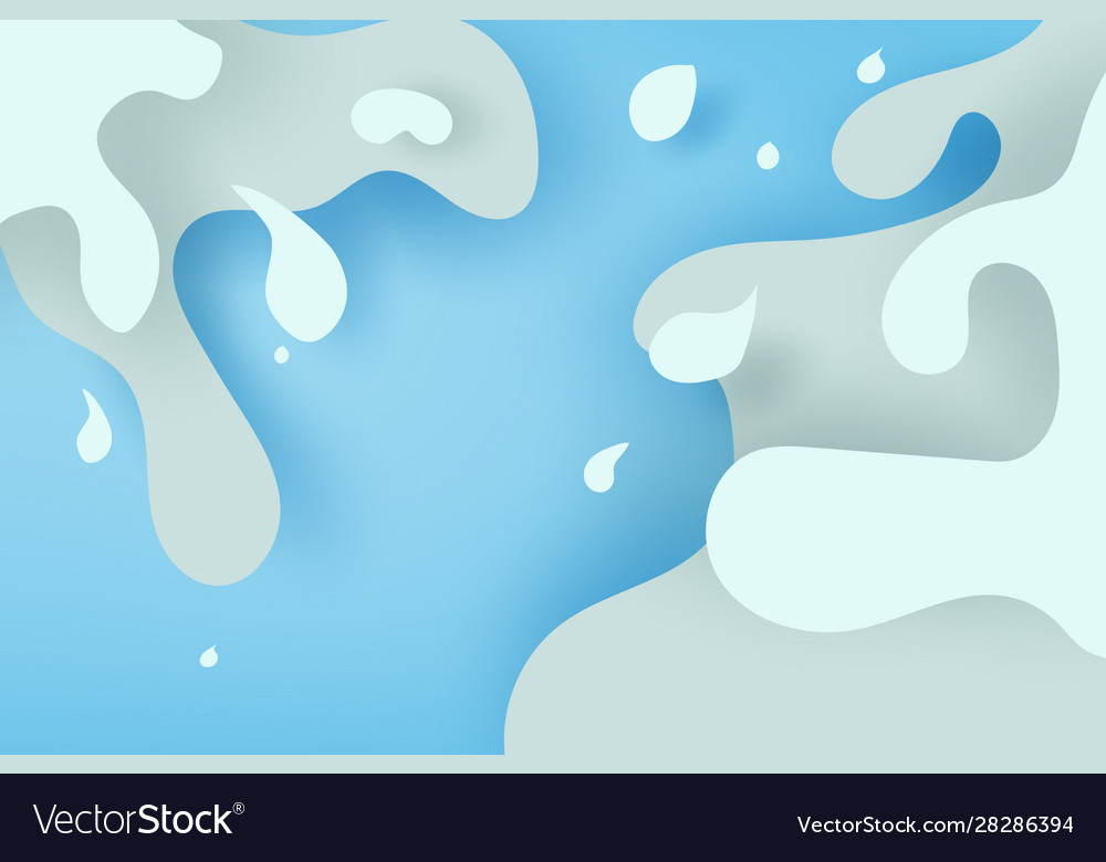 Water splash simple gradients shadowrefreshing vector image Water splash simple gradients shadowrefreshing