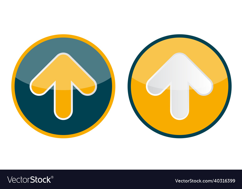 Abstract arrow icon template of cursor