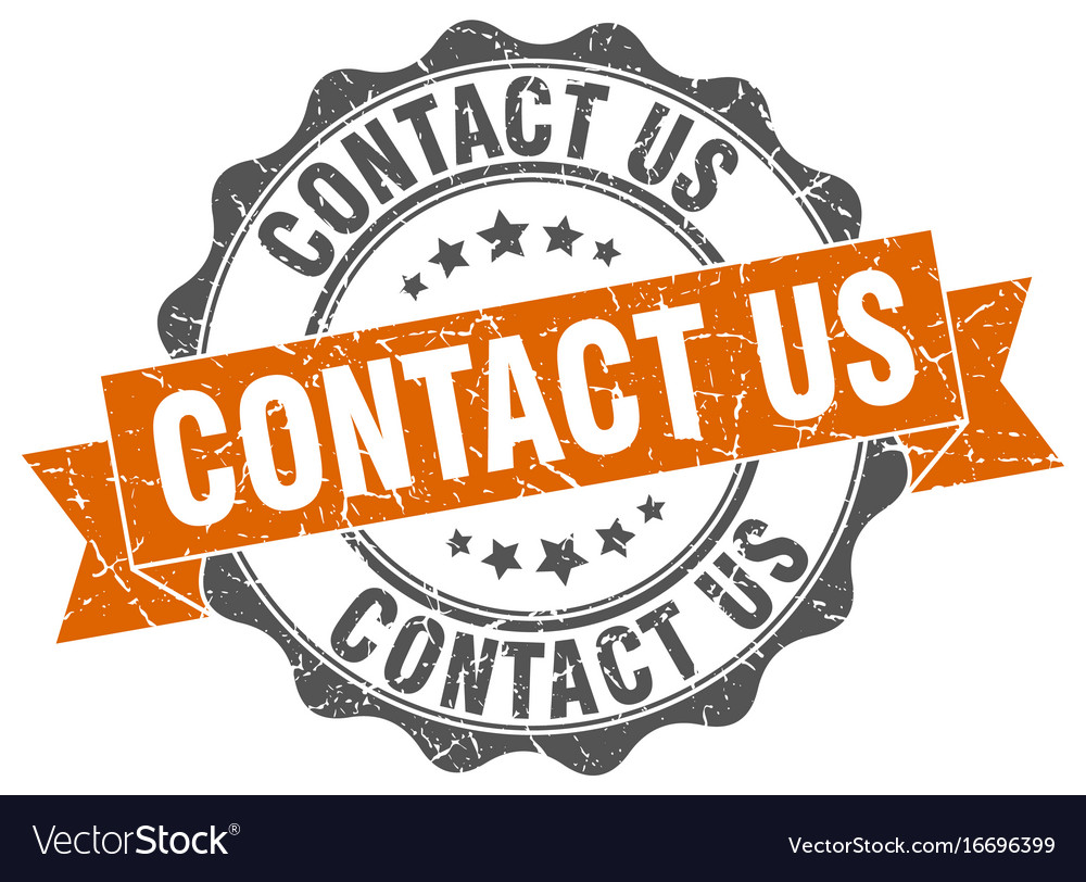 Contact us stamp sign seal