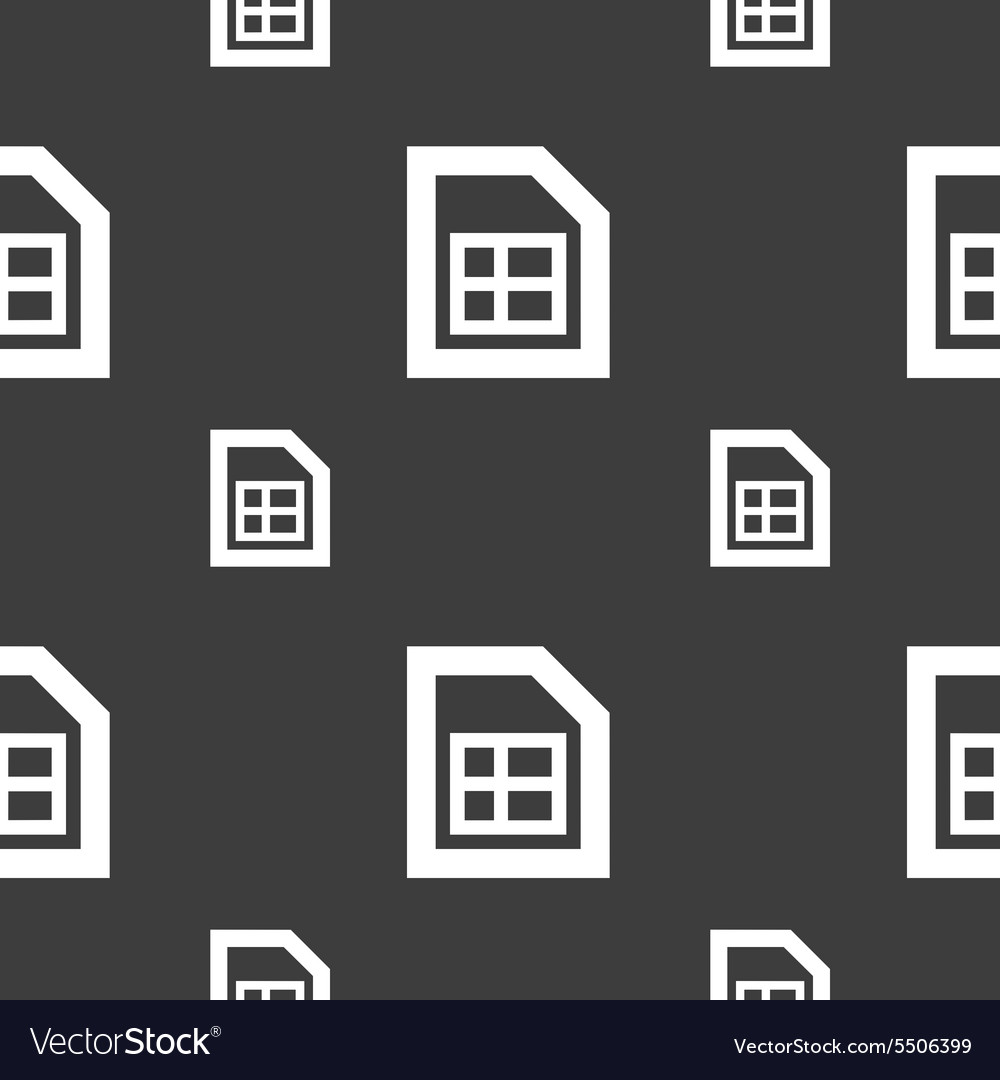File document icon sign seamless pattern on a gray