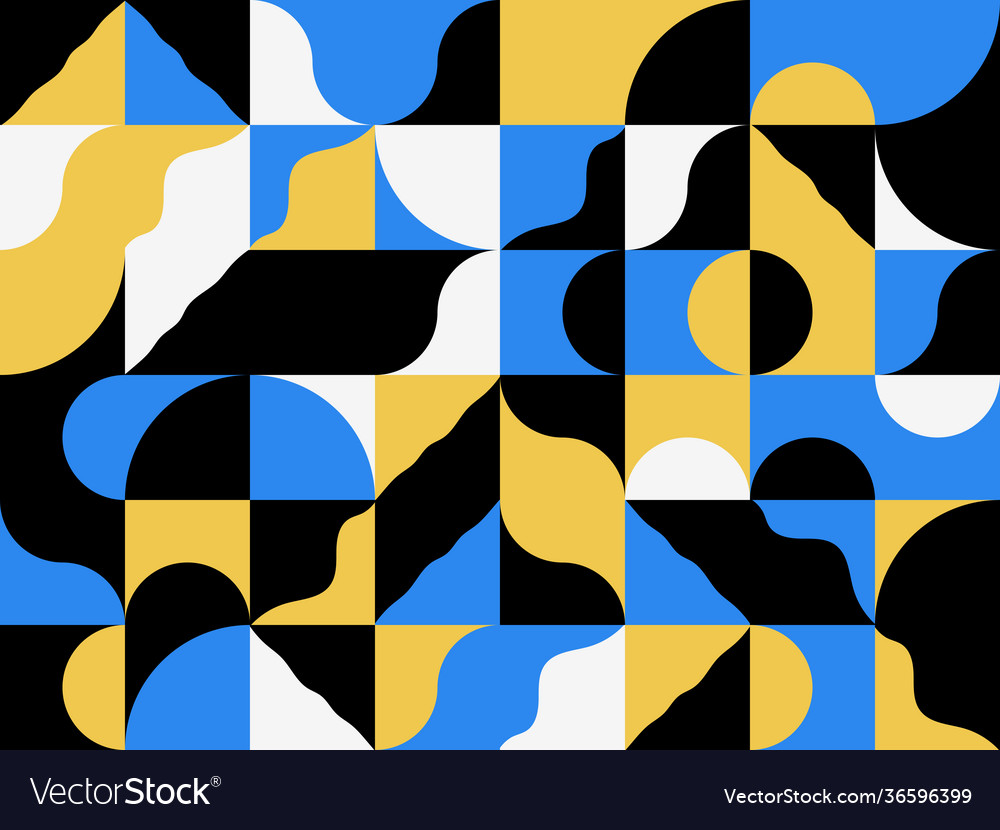 Minimal geometric pattern design vector image Minimal geometric pattern design