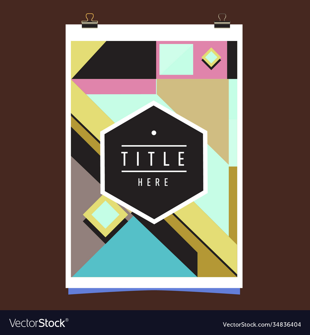 Abstract colorful geometric pattern background