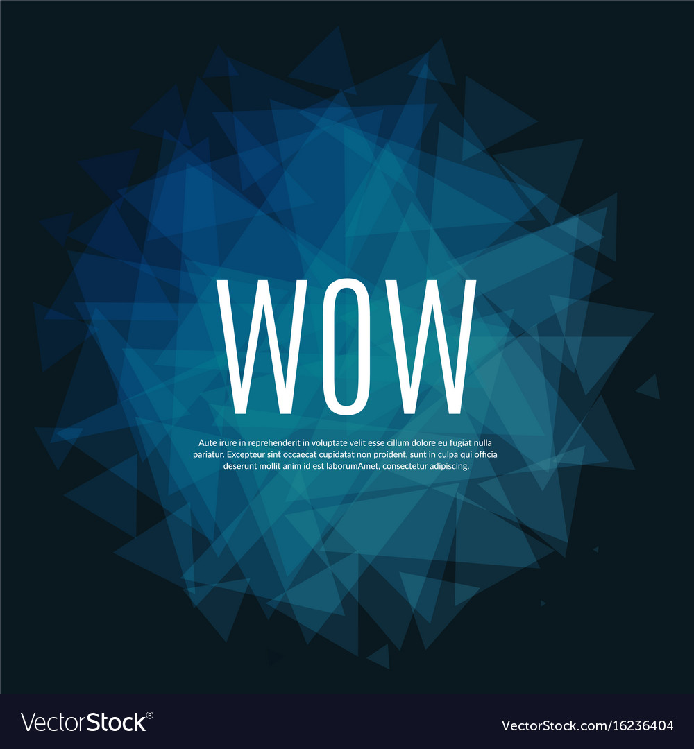 Abstract design background with triangles