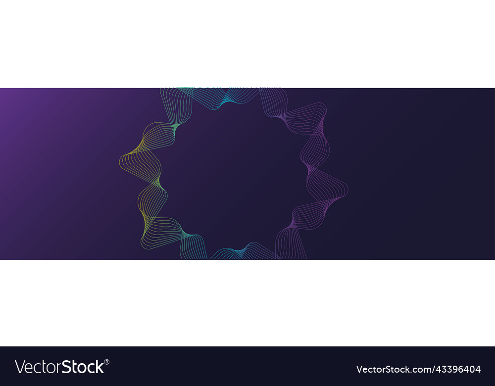 Abstract wave element for design digital frequenc Vector Image Abstract wave element for design digital frequenc