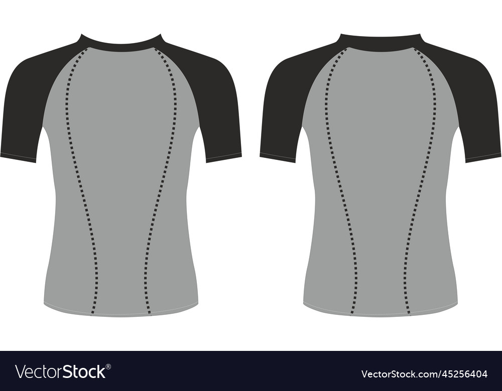 Compression rash guard design template design Vector Image Compression rash guard design template design Vector Image
