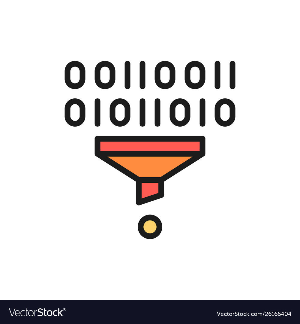 Data Funnel Sorting Icon